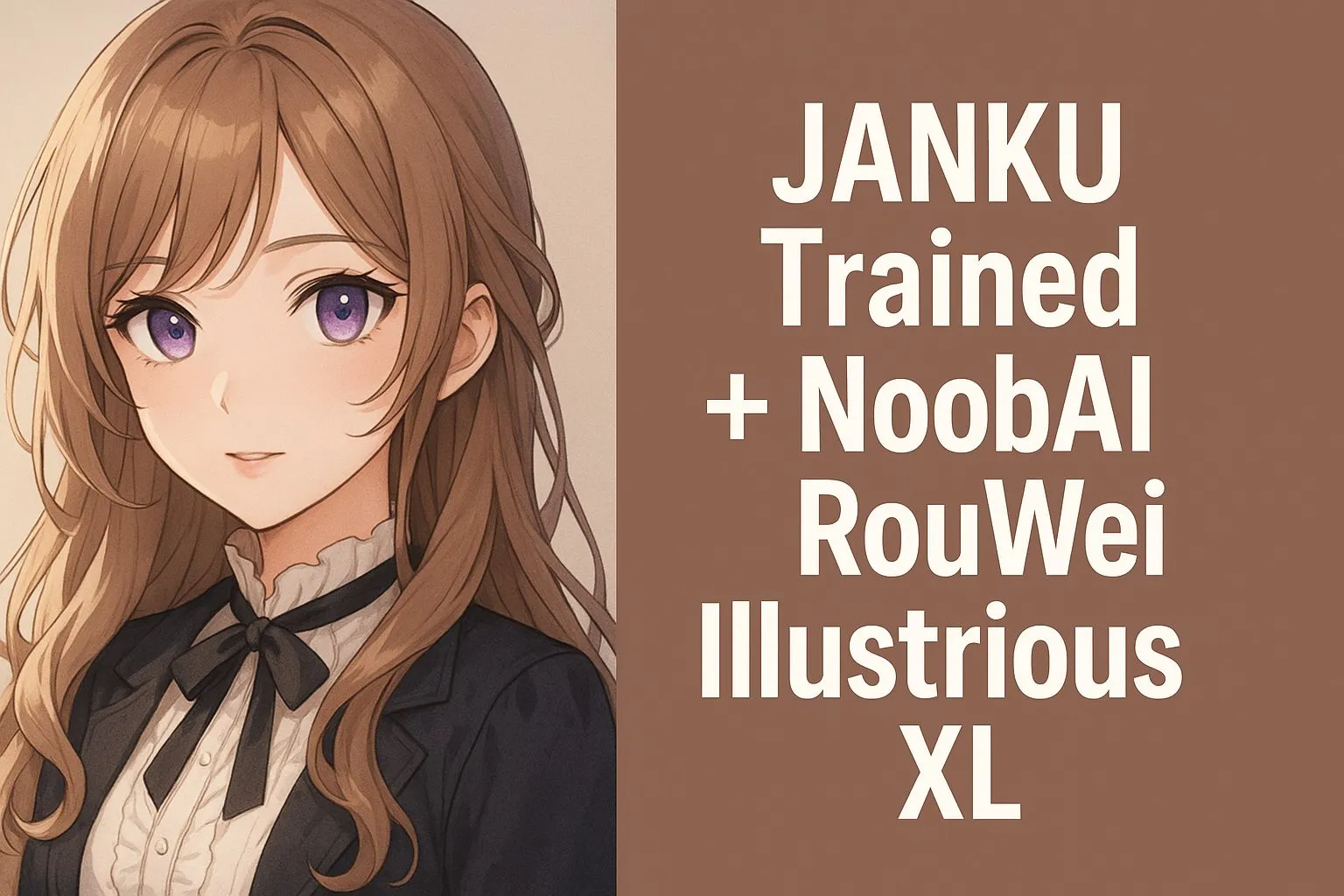模型推荐——✨ JANKU Trained + NoobAI + RouWei Illustrious XL ✨